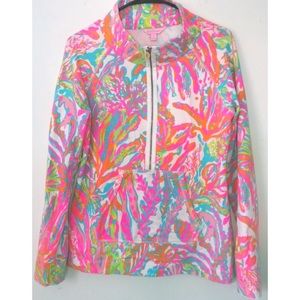 Lilly Pulitzer Skipper Popover M Coral